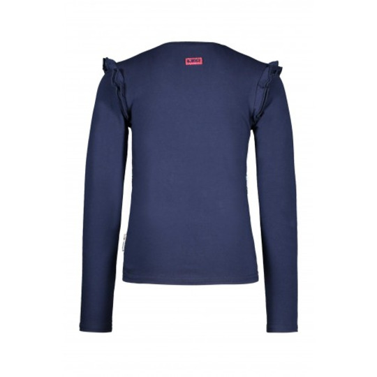 B.Nosy - Longsleeve - Blue Paillet Stripe