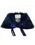 Le Chic - Col en fausse fourrure - Blue Navy