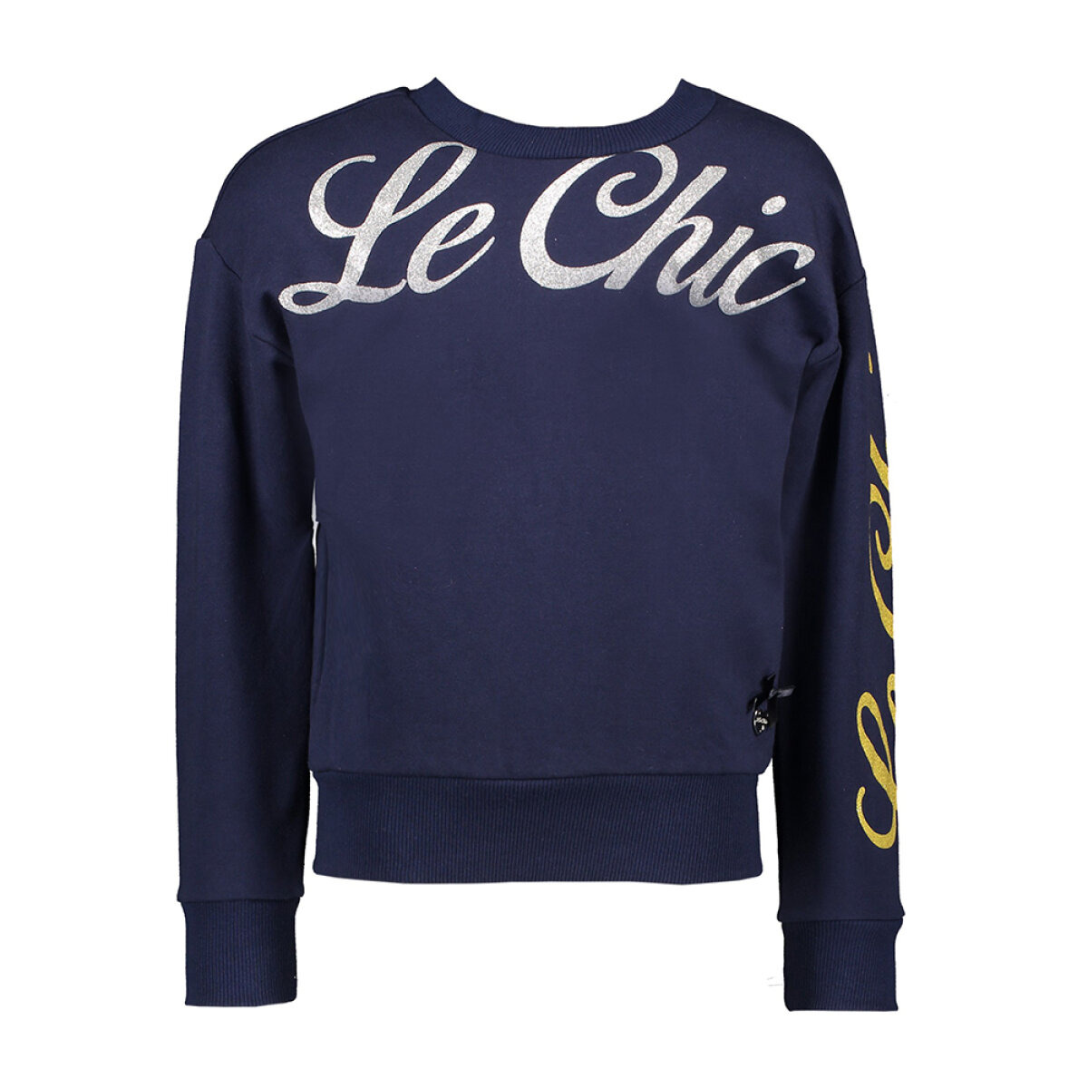 Le Chic - Sweater - Silver/Gold - Navy