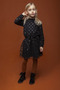 Le Chic - Jurk - Leopard Dots - Zwart